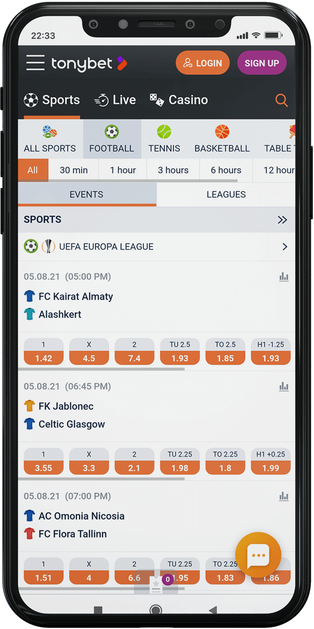 tonybet betting app