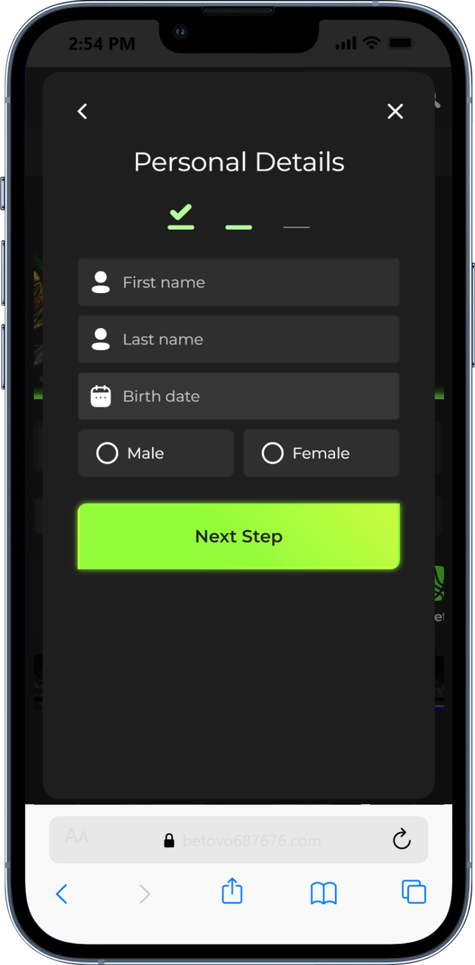 Betovo Personal Details