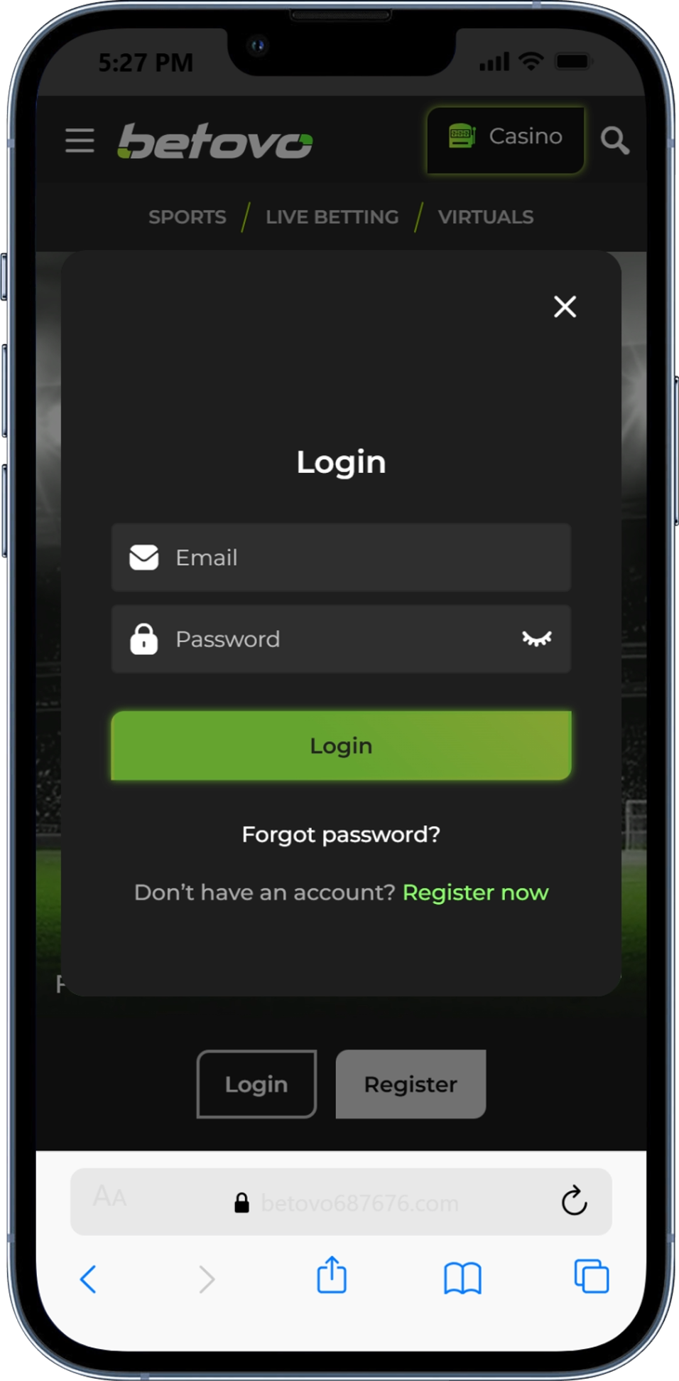 betovo login